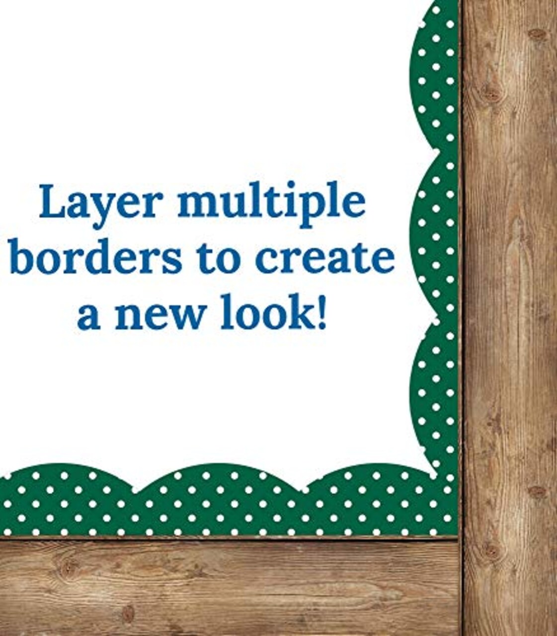 Schoolgirl Style Woodland Whimsy Straight Border - 12 Rustic Wood Motif Border Strips for Bulletin Boards, Desks, Lockers, Homeschool, or Classroom Decor (36 ft)